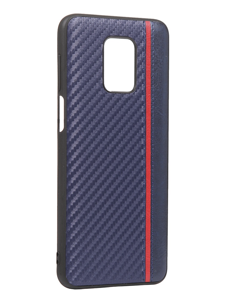 фото Чехол g-case для xiaomi redmi note 9s / note 9 pro / note 9 pro max carbon dark blue gg-1236