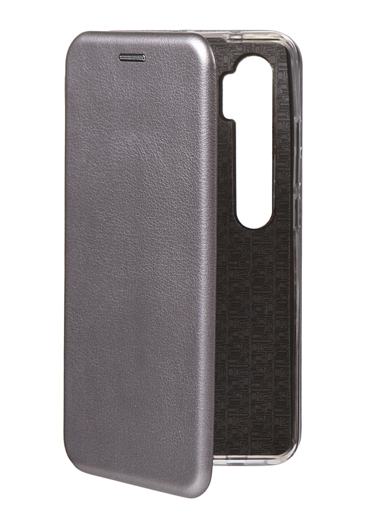  Innovation  Xiaomi Mi Note 10 Book Silicone Magnetic Silver 17053