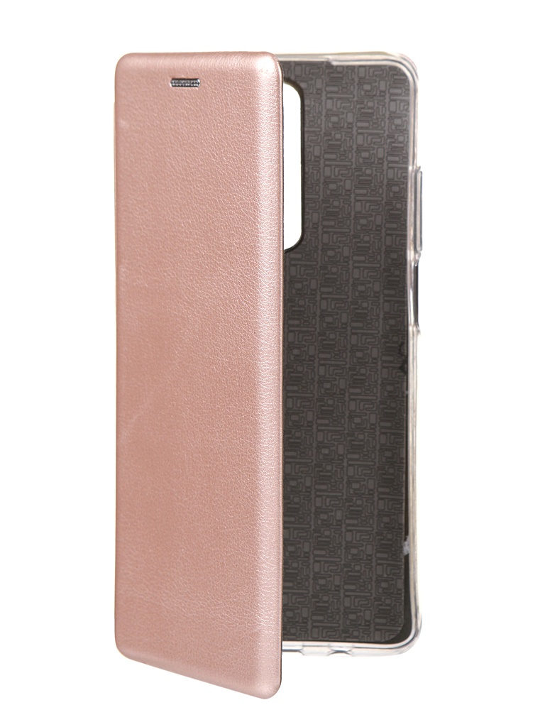 Чехол Innovation для Xiaomi Redmi K30 Book Silicone Magnetic Rose Gold 17086 цена и фото