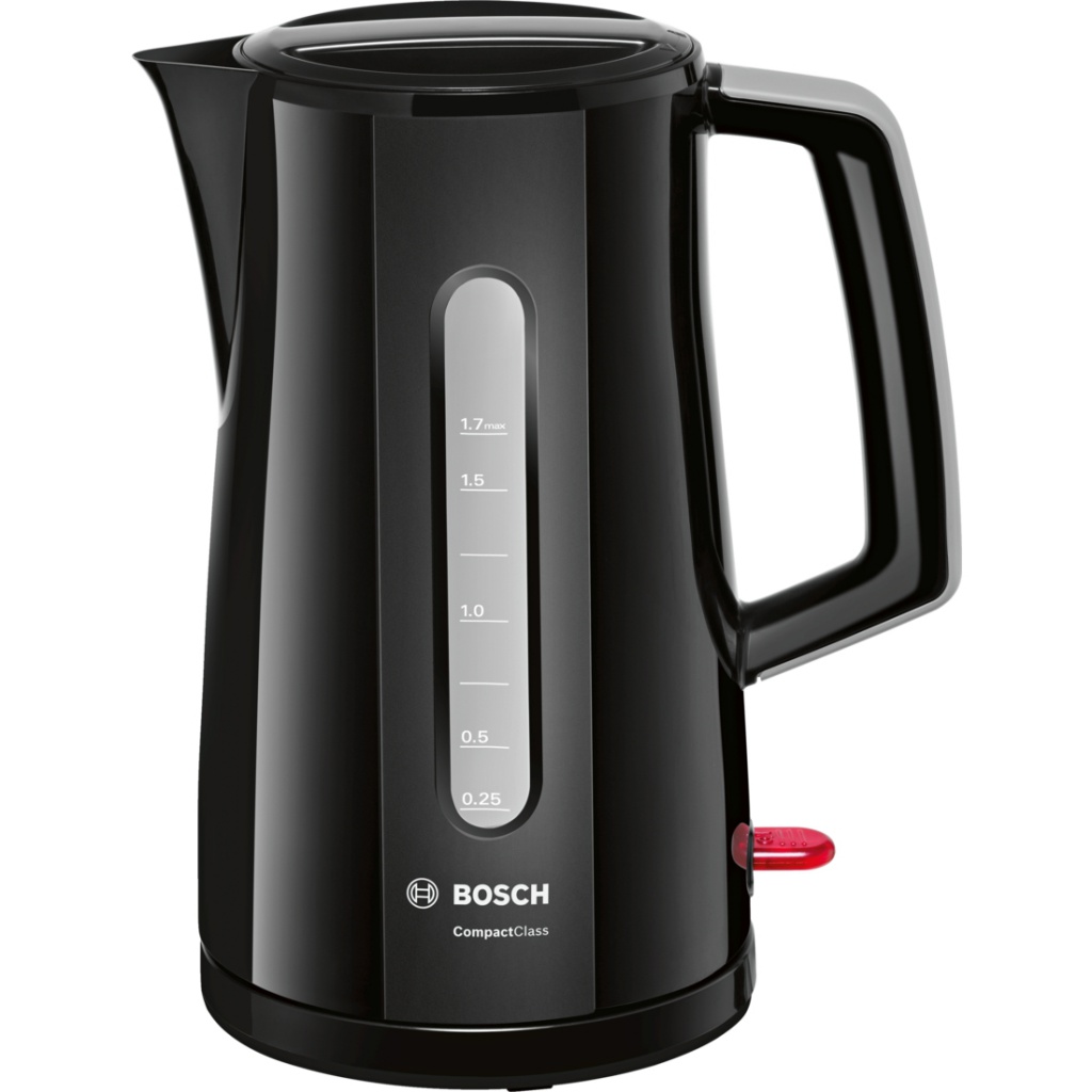 Чайник Bosch TWK 3A013 1.7L Black чайник электрический bosch twk 3a013 пластик 1 7 л 2400 вт черный