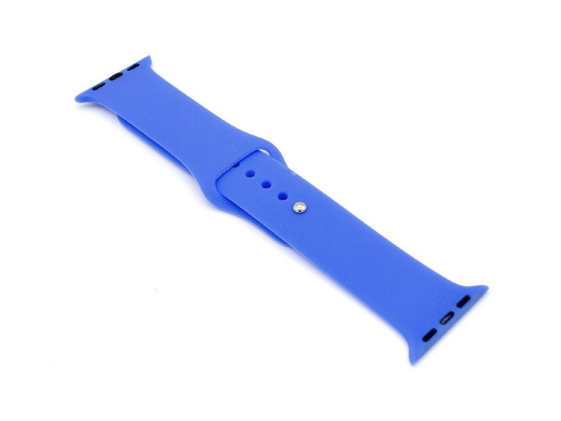 фото Аксессуар ремешок innovation для apple watch 42/44mm silicone blue 16519