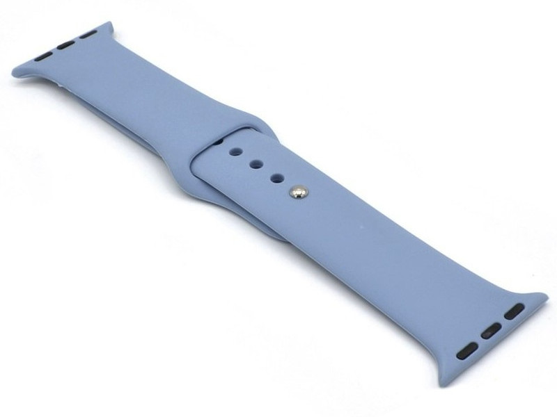 фото Аксессуар ремешок innovation для apple watch 38/40mm silicone grey-blue 16814