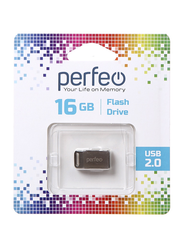 

USB Flash Drive 16Gb - Perfeo M05 Metal Series PF-M05MS016, PF-M05MS016