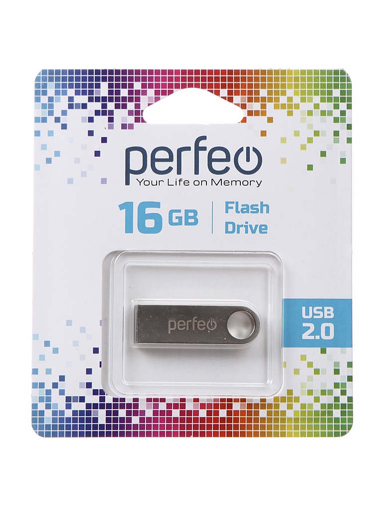 

USB Flash Drive 16Gb - Perfeo M07 Metal Series PF-M07MS016, PF-M07MS016