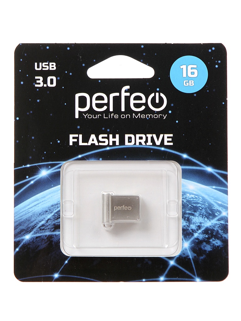 

USB Flash Drive 16Gb - Perfeo M06 Metal Series PF-M06MS016, PF-M06MS016