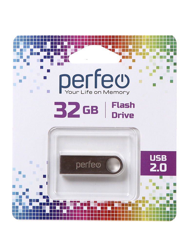 

USB Flash Drive 32Gb - Perfeo M07 Metal Series PF-M07MS032, PF-M07MS032
