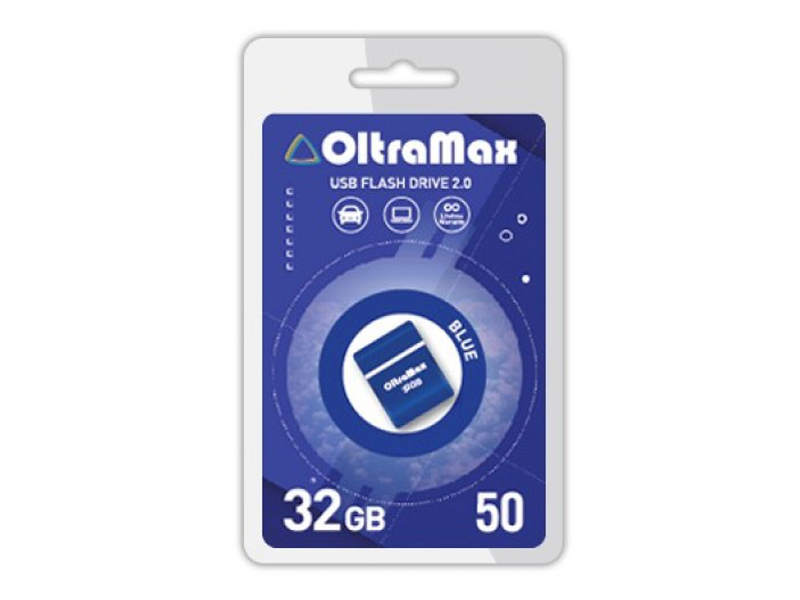 

USB Flash Drive 32Gb - OltraMax 50 OM-32GB-50-Blue, OM-32GB-50-Blue