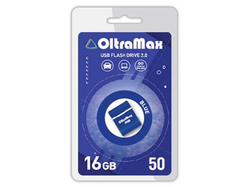

USB Flash Drive 16Gb - OltraMax 50 OM-16GB-50-Blue, OM-16GB-50-Blue