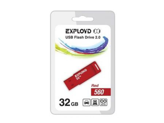 фото Usb flash drive exployd 560 32gb red