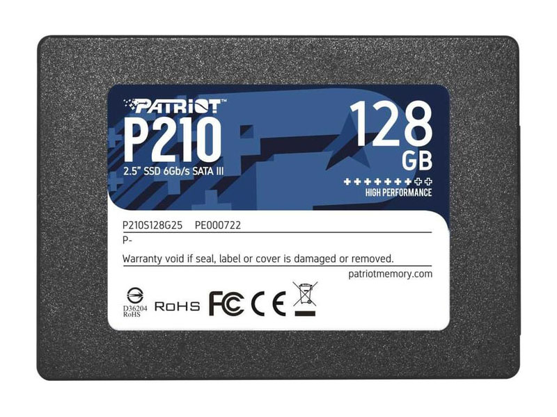 Твердотельный накопитель Patriot Memory P210 128Gb P210S128G25 твердотельный накопитель patriot memory 500gb vp4000m500gm23