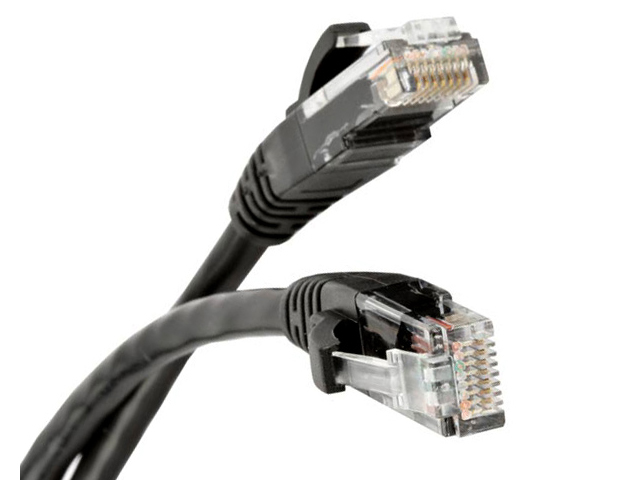 Сетевой кабель Geplink UTP cat.5e RJ45 3m Black GL3717