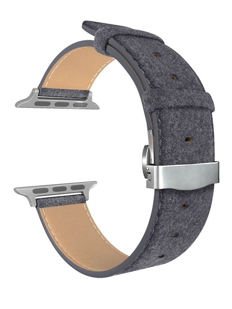 

Аксессуар Ремешок Lyambda Leather для APPLE Watch 38/40mm Lyambda Minkar Black DSP-10-40, DSP-10-40