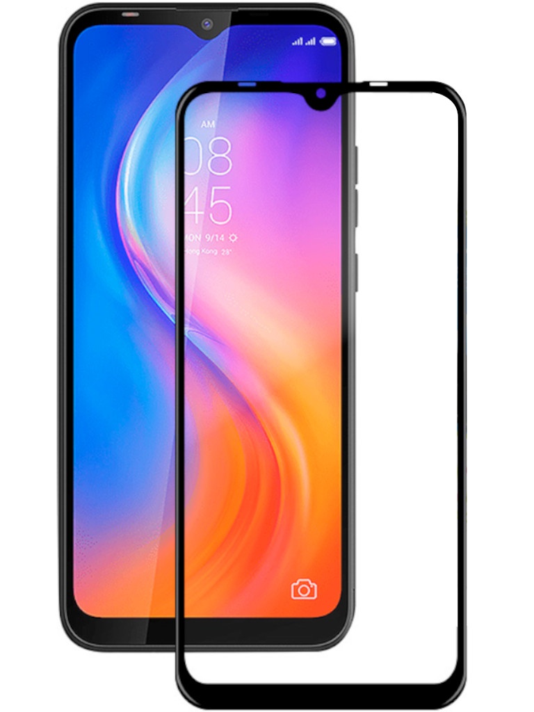 

Защитное стекло mObility для Tecno Spark4 Full Screen Full Glue Black УТ000021364, УТ000021364