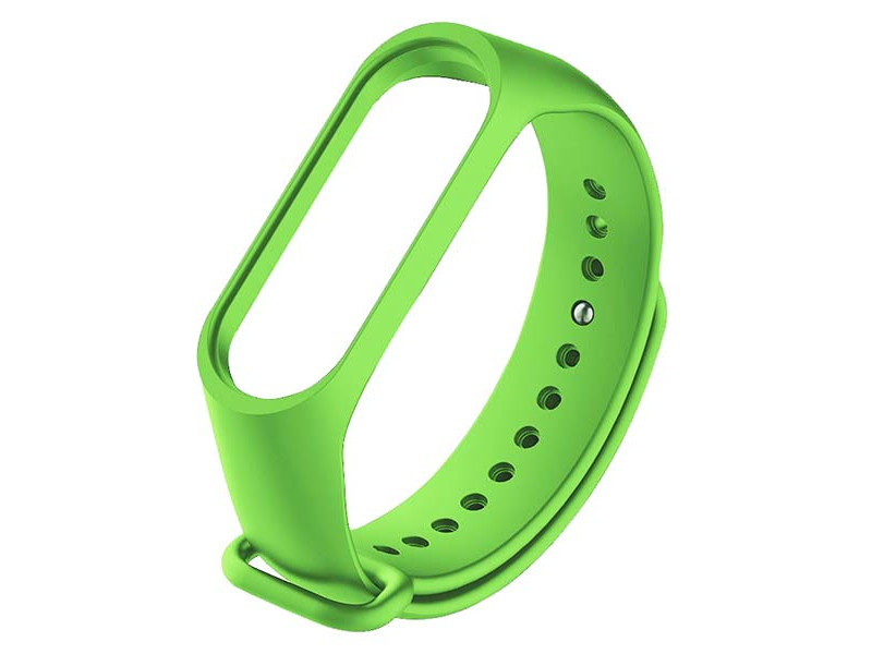 фото Aксессуар ремешок red line для xiaomi mi band 3 / mi band 4 silicone №13 green ут000021127