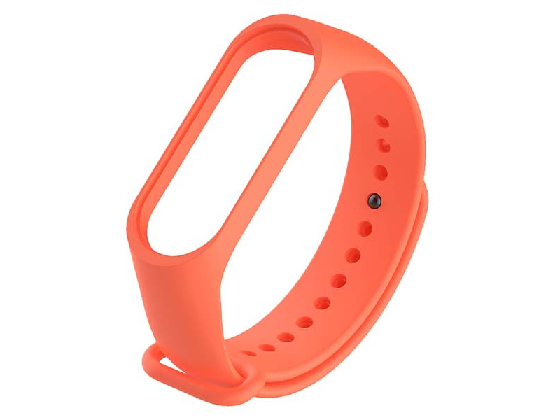 фото Aксессуар ремешок red line для xiaomi mi band 3 / mi band 4 silicone №19 coral ут000021130