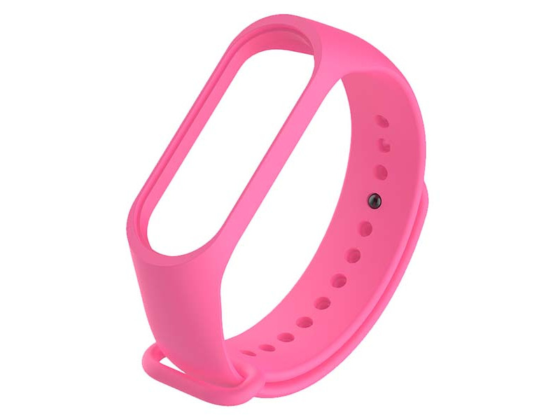 фото Aксессуар ремешок red line для xiaomi mi band 3 / mi band 4 silicone №10 pink ут000021124