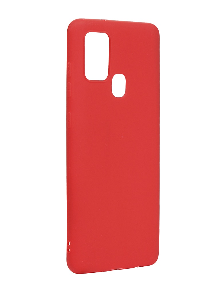 фото Чехол zibelino для samsung galaxy a21s a217 soft matte red zsm-sam-a21s-red