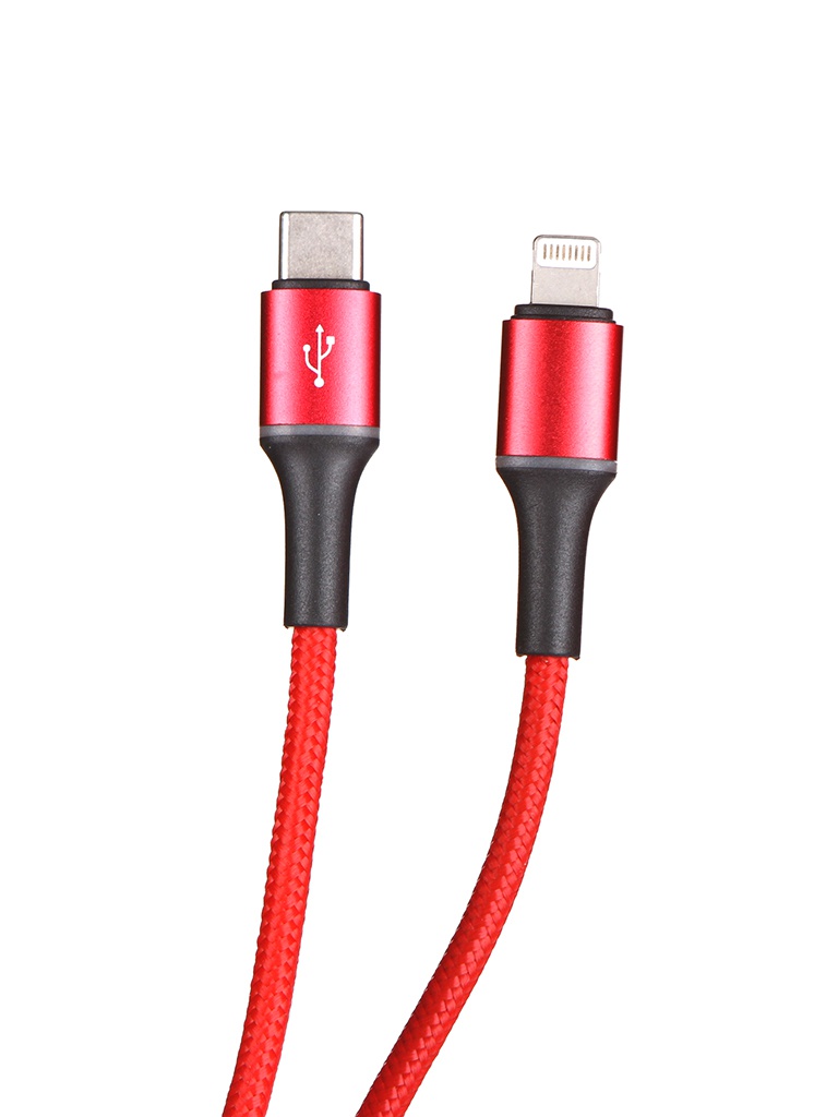 

Аксессуар Baseus Halo Type-C - Lightning PD 18W 1m Red CATLGH-09, CATLGH-09