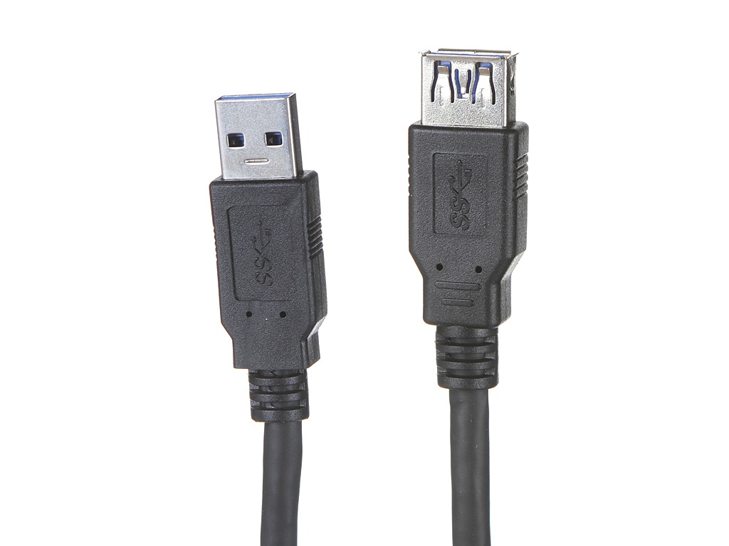 цена Аксессуар ExeGate USB 3.0 Am - Af 3m EX-CC-USB3-AMAF-3.0