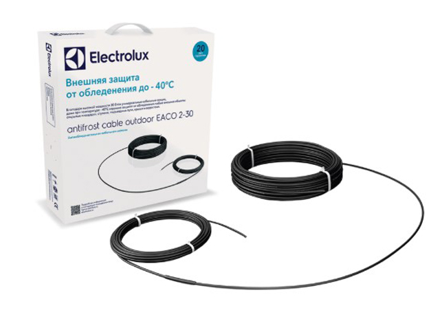 

Теплый пол Electrolux Antifrost Cable Outdoor EACO-2-30-2500, EACO-2-30-2500