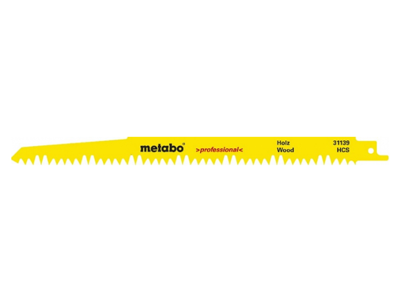 Полотно Metabo S1531L HCS 240x1.5/5mm по дереву 2шт 631139000