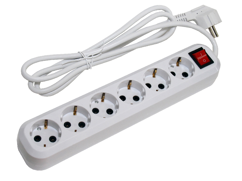 фото Сетевой фильтр 5bites 6 sockets 5m white sp6w-350