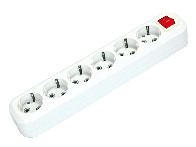 фото Сетевой фильтр 5bites 6 sockets 1.8m white sp6w-318