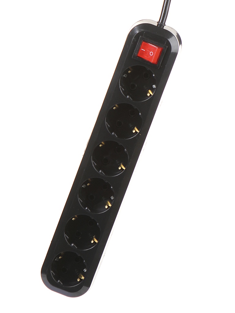 фото Сетевой фильтр 5bites 6 sockets 5m black sp6b-350