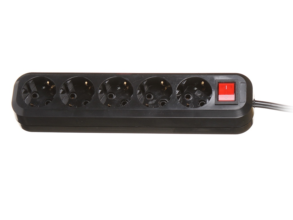 фото Сетевой фильтр 5bites 5 sockets 5m black sp5b-350