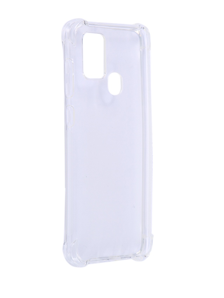 фото Чехол brosco для galaxy a21 silicone transparent ss-a21s-hard-tpu-transparent