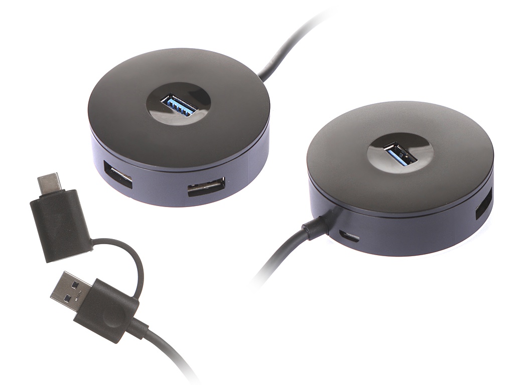 

Хаб USB Baseus Round Box 3xUSB 3.2 1m Black CAHUB-GA01, CAHUB-GA01