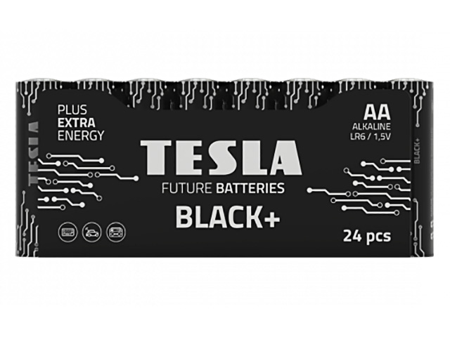 фото Батарейка aa - tesla black+ (24 штуки)