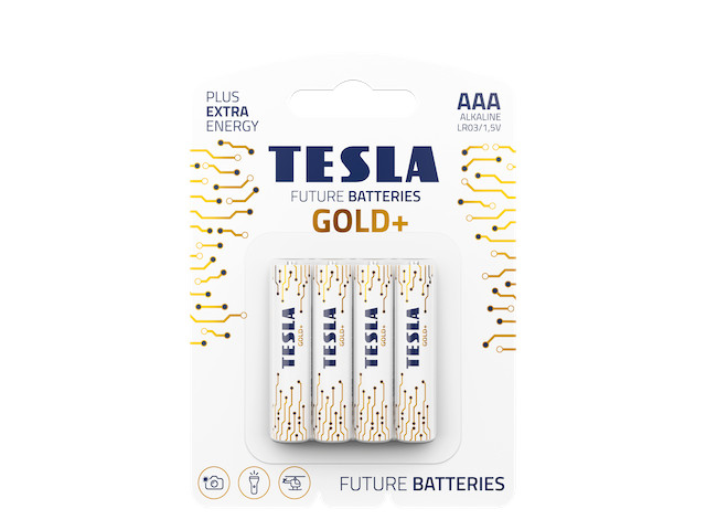 фото Батарейка aaa - tesla gold+ (4 штуки)