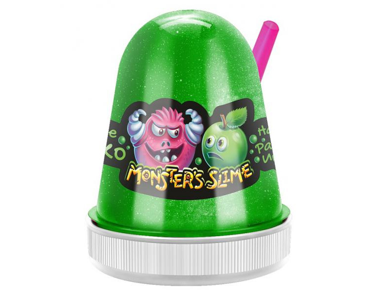 

Слайм KiKi MonsterS Slime Сочное Яблоко 130g SL002, SL002