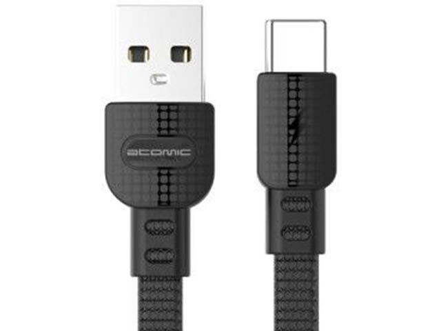 фото Аксессуар atomic sharkskin usb - type-c 1.5m black 30303