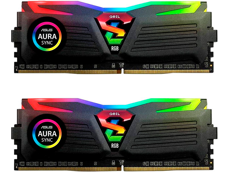 фото Модуль памяти geil super luce rgb gls432gb3200c16adc