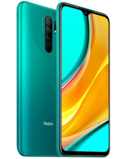 фото Сотовый телефон xiaomi redmi 9 3/32gb ocean green выгодный набор + серт. 200р!!!