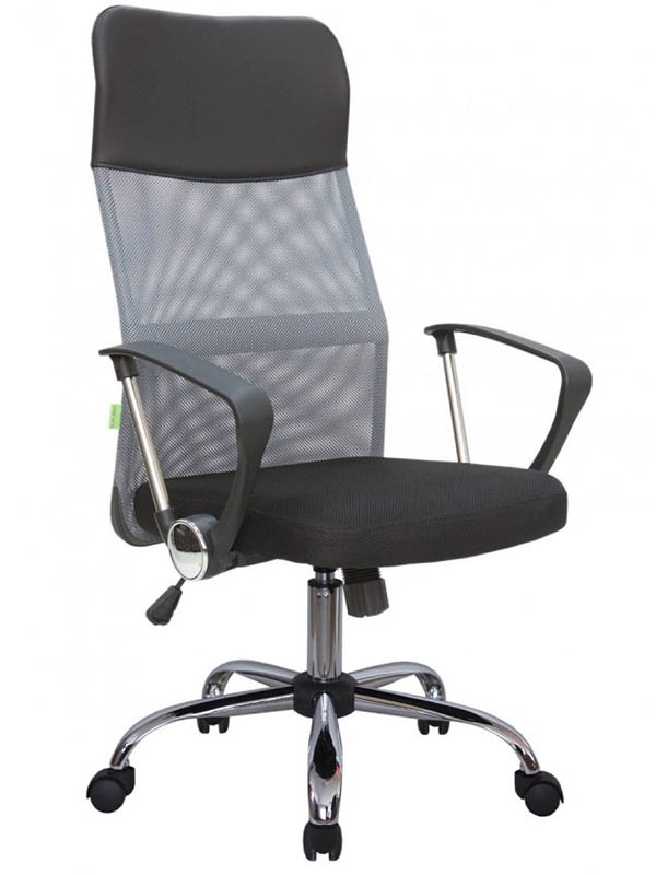 фото Компьютерное кресло riva chair 8074 ткань black-grey 00-00006098