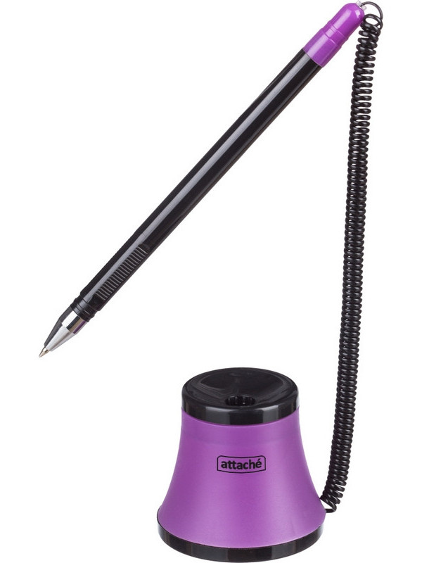 

Ручка шариковая Attache Unity корпус Purple-Black, стержень Blue 1094724, 1094724