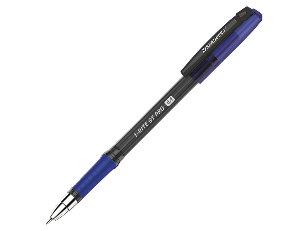 

Ручка шариковая Brauberg i-Rite GT Pro 0.4mm корпус Toned Black, стержень Blue 143303, i-Rite GT Pro