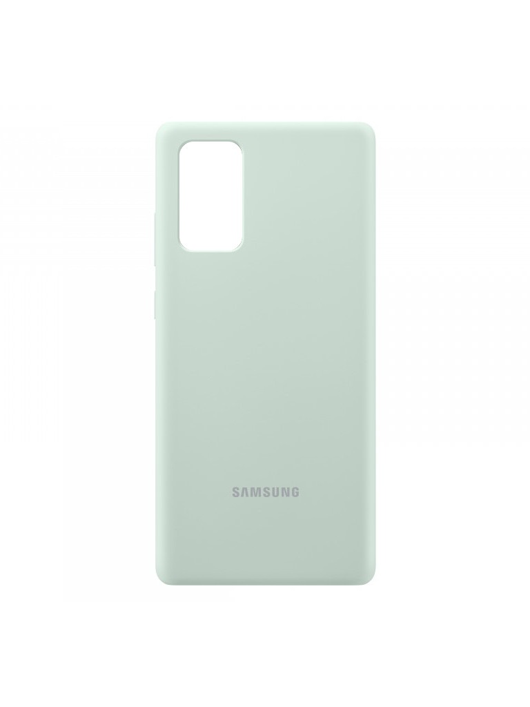 фото Чехол для samsung galaxy note 20 silicone cover mint ef-pn980tmegru