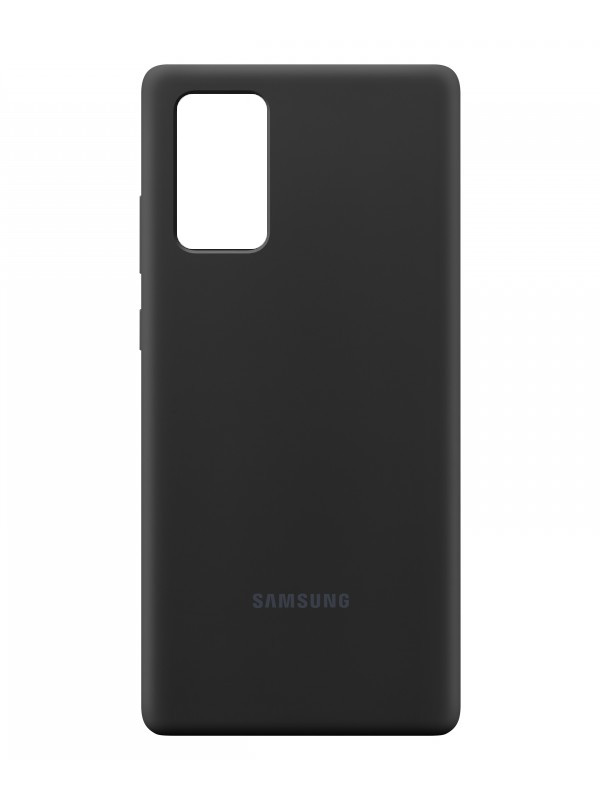 фото Чехол для samsung galaxy note 20 silicone cover black ef-pn980tbegru