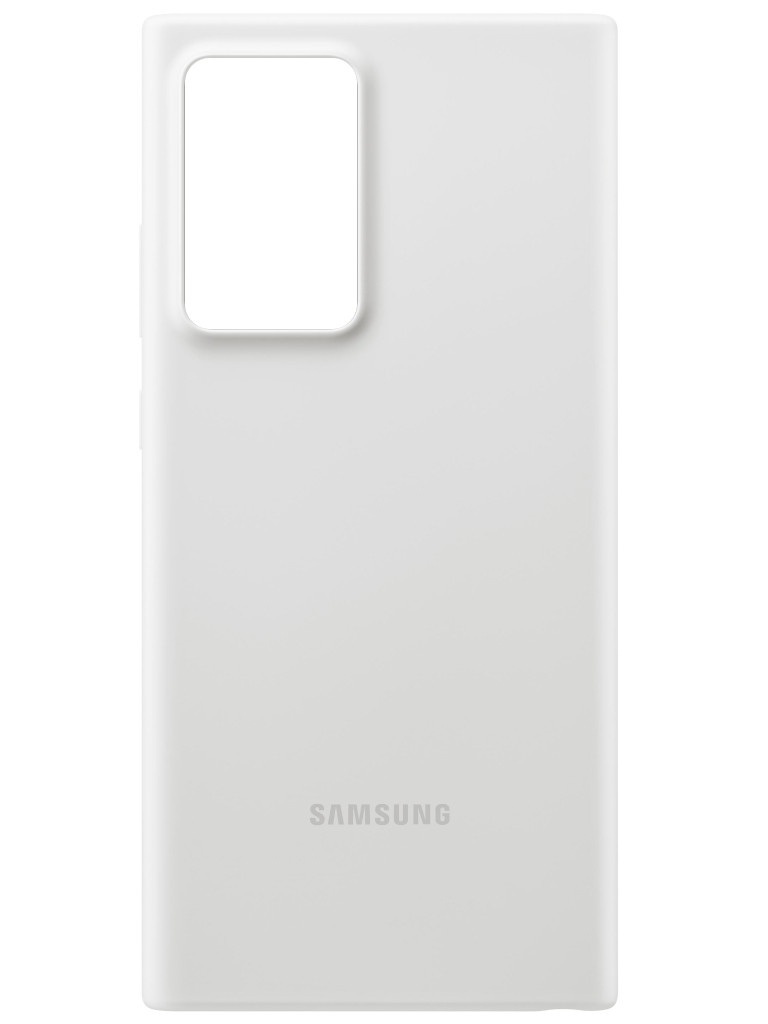 фото Чехол для samsung galaxy note 20 ultra silicone cover white ef-pn985twegru