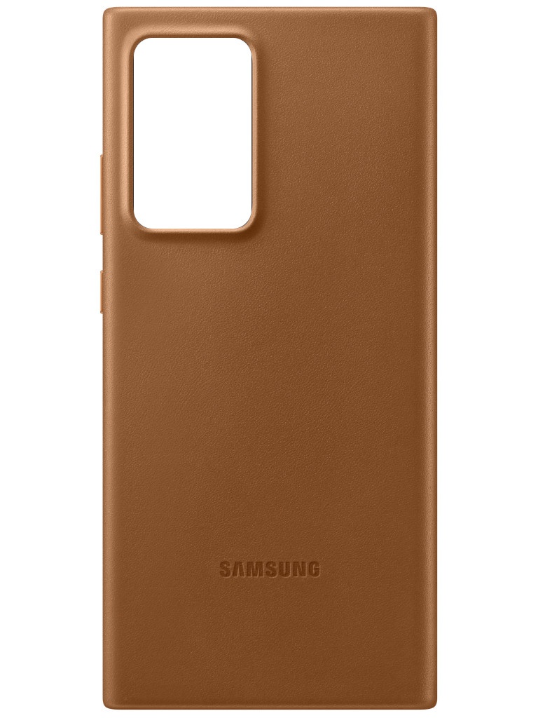 фото Чехол для samsung galaxy note 20 ultra leather cover brown ef-vn985laegru