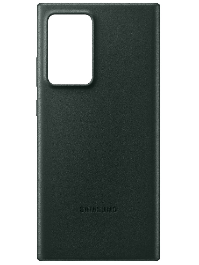 фото Чехол для samsung galaxy note 20 ultra leather cover green ef-vn985lgegru