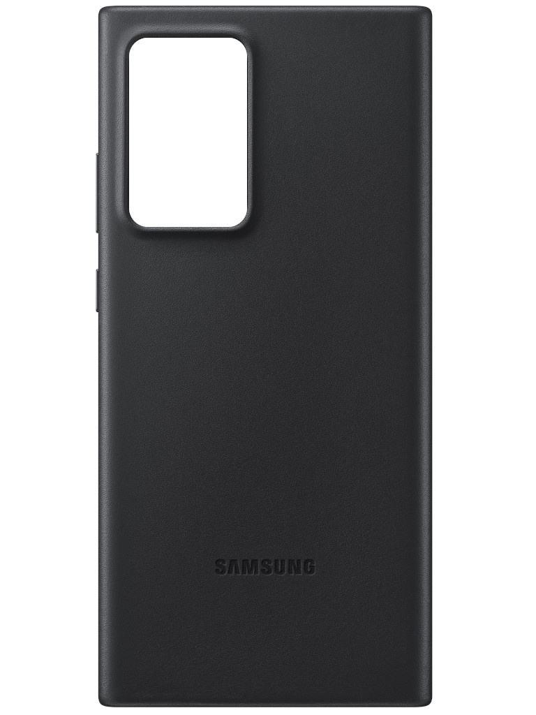 фото Чехол для samsung galaxy note 20 ultra leather cover black ef-vn985lbegru