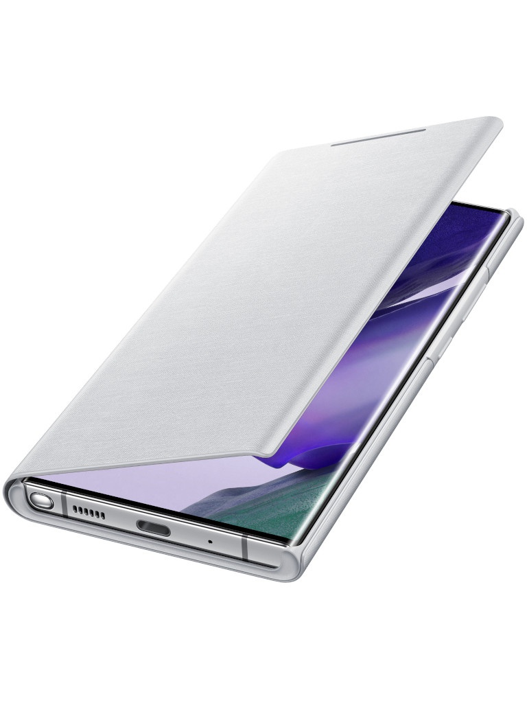 

Чехол для Samsung Galaxy Note 20 Ultra Smart LED View Cover Silver-White EF-NN985PSEGRU, EF-NN985PSEGRU