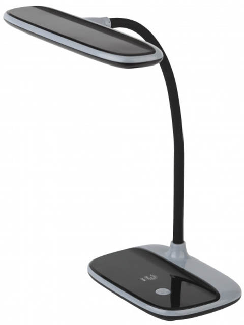 Настольная лампа ЭРА NLED-458-6W-BK, 6 Вт
