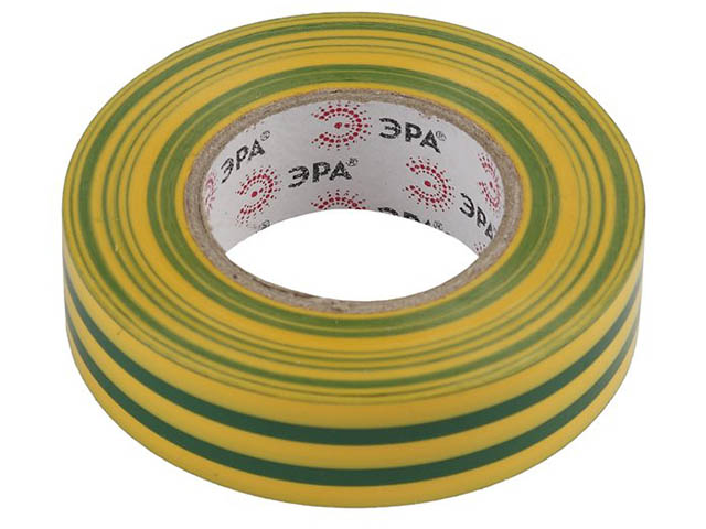 фото Изолента эра 15mm х 20m yellow-green 43805/43799