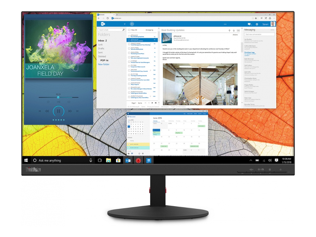 фото Монитор lenovo thinkvision s24q-10 23.8